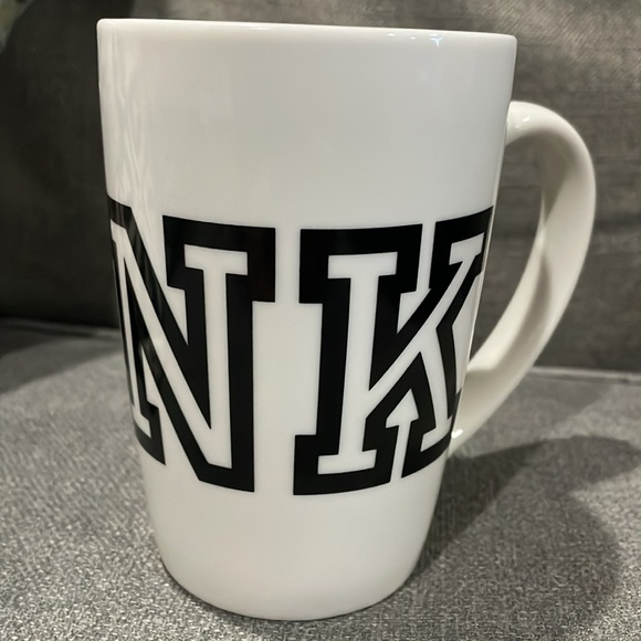 PINK by Victoria Secret LOGO MUG PINK in Black lettering mug is Off-White color - Picture 3 of 14